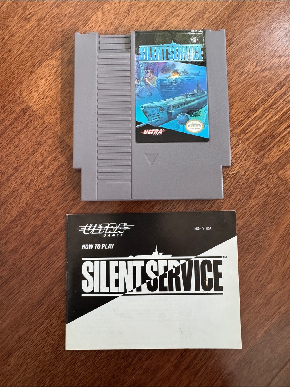 Silent Service NES Cartridge - Nintendo